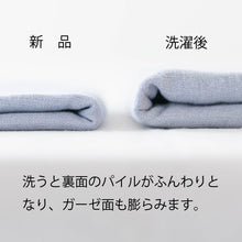 画像をギャラリービューアに読み込む, 肌にやさしい、速乾・コンパクトなガーゼとパイルのいつものタオル