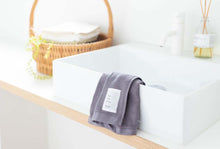 画像をギャラリービューアに読み込む, ガーゼとパイルのどっちも楽しめるハンドタオル|チャコールグレー