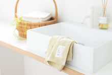 画像をギャラリービューアに読み込む, ガーゼとパイルのどっちも楽しめるハンドタオル|ピスタチオ