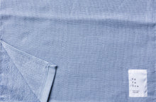 画像をギャラリービューアに読み込む, ガーゼとパイルのどっちも楽しめるフェイスタオル|スモークブルー