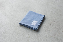画像をギャラリービューアに読み込む, ガーゼとパイルのどっちも楽しめるフェイスタオル|スモークブルー