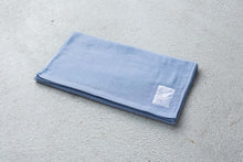 画像をギャラリービューアに読み込む, ガーゼとパイルのどっちも楽しめるスリムバスタオル|スモークブルー