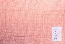 画像をギャラリービューアに読み込む, ナチュラルな特殊織ガーゼのハンドタオル +抗菌・防臭|オレンジ