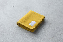 画像をギャラリービューアに読み込む, やわらかい無撚糸のプレミアムフェイスタオル|マスタード