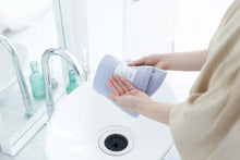 画像をギャラリービューアに読み込む, ナチュラルな特殊織ガーゼのハンドタオル +抗菌・防臭|パープル