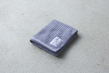 画像をギャラリービューアに読み込む, ワッフルみたいなパイルのやわらかいフェイスタオル|ブルー