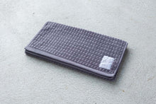 画像をギャラリービューアに読み込む, ワッフルみたいなパイルのやわらかいスリムバスタオル|グレー