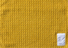 画像をギャラリービューアに読み込む, ワッフルみたいなパイルのやわらかいフェイスタオル|マスタード