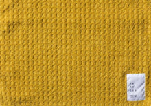 画像をギャラリービューアに読み込む, ワッフルみたいなパイルのやわらかい バスタオル|マスタード