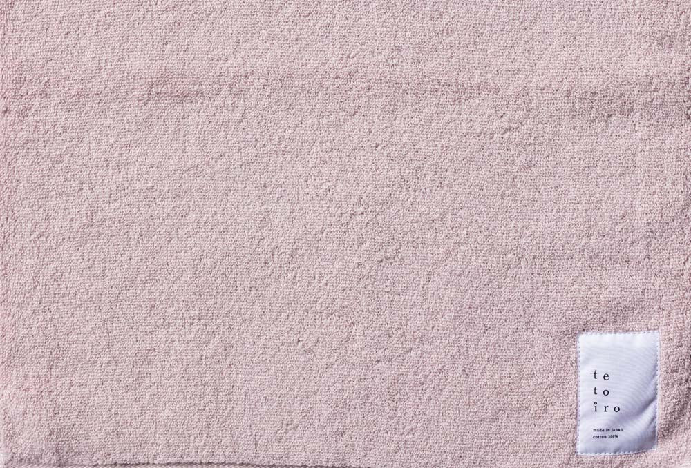 やわらかい無撚糸のプレミアム スリムバスタオル｜ピンク – tetoiro